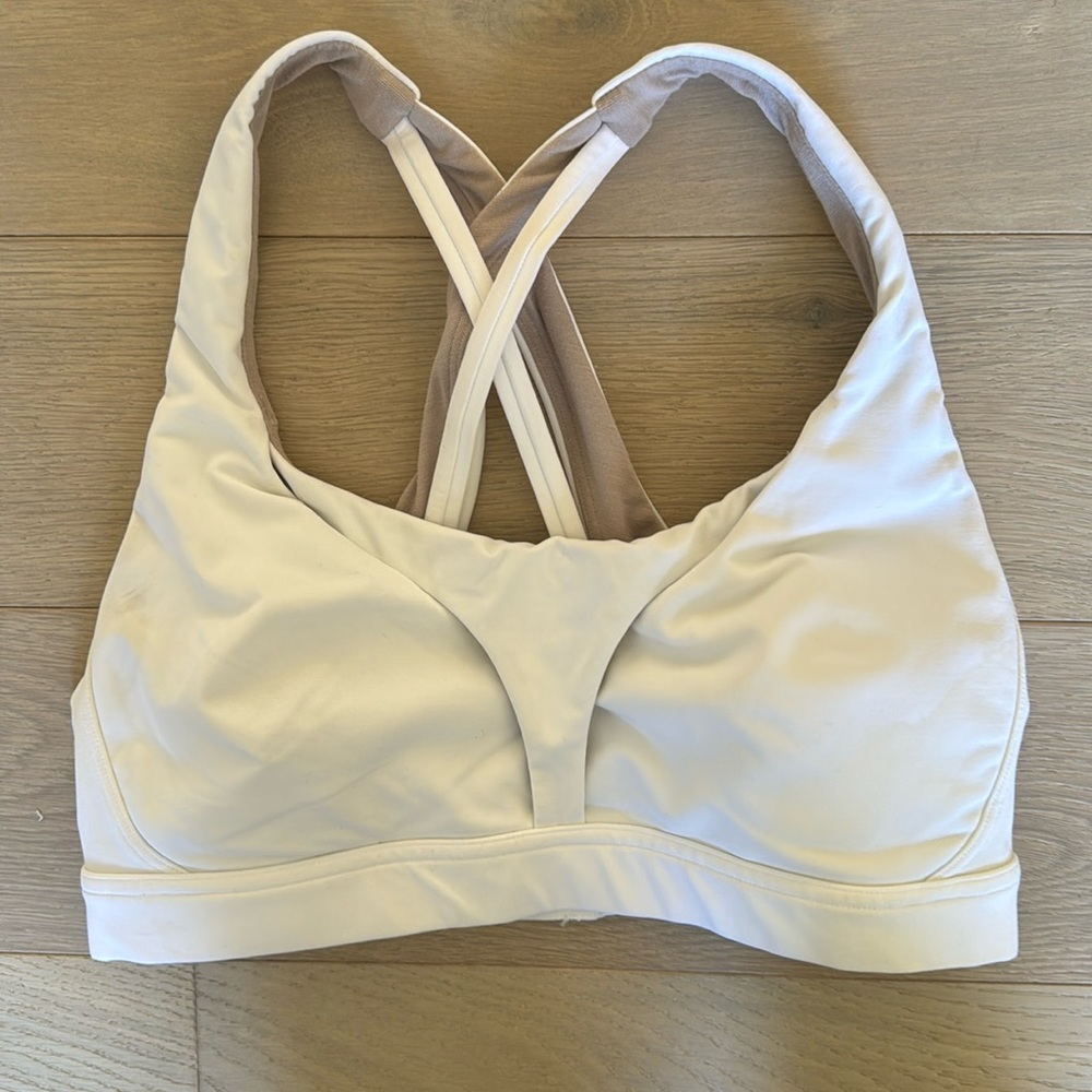 Lululemon Stash It All Bra in white